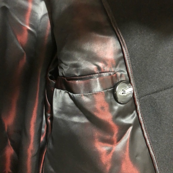 Alexander’s men black Wool Coat Holland 42 Small - Picture 6 of 8